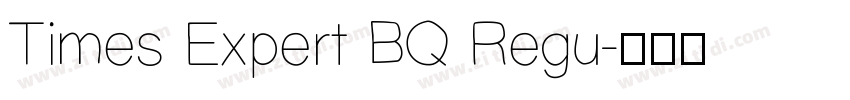 Times Expert BQ Regu字体转换